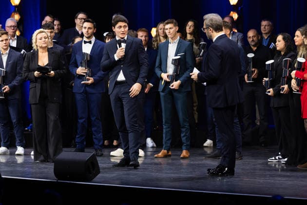FFSA - LES TROPHEES DU AUTOMOBILE 2025 FOURMAUX Adrien, portrait during Les Trophà es du Sport Automobile 2025 at Salle Pleyel, on December 18, 2025 in Paris, France - ParisFrance Copyright: xJULIENxDELFOSSEx
