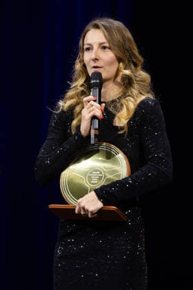 FFSA - LES TROPHEES DU AUTOMOBILE 2025 PIN Doriane, Championne F1 Academy, Volant d Or, portrait during Les Trophà es du Sport Automobile 2025 at Salle Pleyel, on December 18, 2025 in Paris, France - ParisFrance Copyright: xJULIENxDELFOSSEx