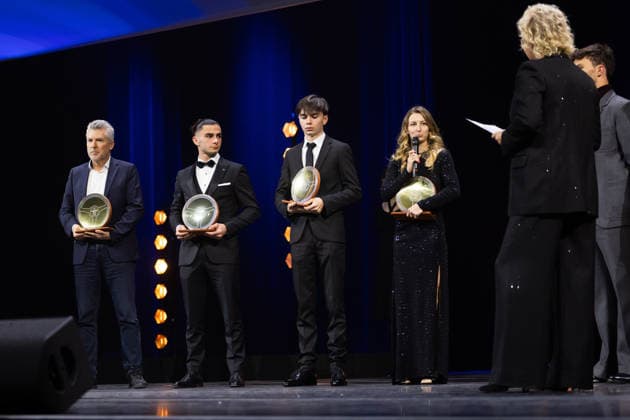 FFSA - LES TROPHEES DU AUTOMOBILE 2025 PIN Doriane, Championne F1 Academy, Volant d Or, portrait during Les Trophà es du Sport Automobile 2025 at Salle Pleyel, on December 18, 2025 in Paris, France - ParisFrance Copyright: xJULIENxDELFOSSEx