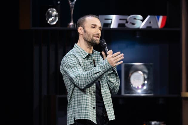 FFSA - LES TROPHEES DU AUTOMOBILE 2025 SQUEEZIE, Prix Special FFSA, GP Explorer, portrait during Les Trophà es du Sport Automobile 2025 at Salle Pleyel, on December 18, 2025 in Paris, France - ParisFrance Copyright: xGREGORYxLENORMANDx