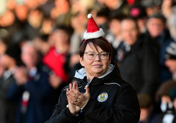 Christmas St Mirren fans St Mirren v Livingston, William Hill Scottish Premiership, Football, The SMiSA Stadium, Paisley, Scotland, UK - 20 Dec 2025Paisley The SMiSA Stadium United Kingdom EDITORIAL USE ONLY No use with unauthorised audio, video, data, fixture lists, club league logos or live services. Online in-match use limited to 120 images, no video emulation. No use in betting, games or single club league player publications. Copyright: xMarkxRunnacles Shutterstockx 16148664ap