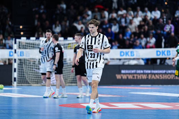 Rune Dahmke (THW Kiel, 23) GER, THW Kiel vs. TSV Hannover-Burgdorf, Handball, 1. Bundesliga, Spieltag 18, Saison 2025 2026, 20.12.2025 GER, THW Kiel vs. TSV Hannover-Burgdorf, Handball, 1. Bundesliga, Spieltag 18, Saison 2025 2026, 20.12.2025 Kiel Copyright: xEibner-Pressefoto MarcelxvonxFehrnx EP_MFN