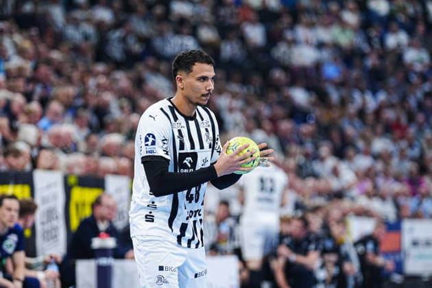 Mohab Abdelhak (THW Kiel, 48) GER, THW Kiel vs. TSV Hannover-Burgdorf, Handball, 1. Bundesliga, Spieltag 18, Saison 2025 2026, 20.12.2025 GER, THW Kiel vs. TSV Hannover-Burgdorf, Handball, 1. Bundesliga, Spieltag 18, Saison 2025 2026, 20.12.2025 Kiel Copyright: xEibner-Pressefoto MarcelxvonxFehrnx EP_MFN