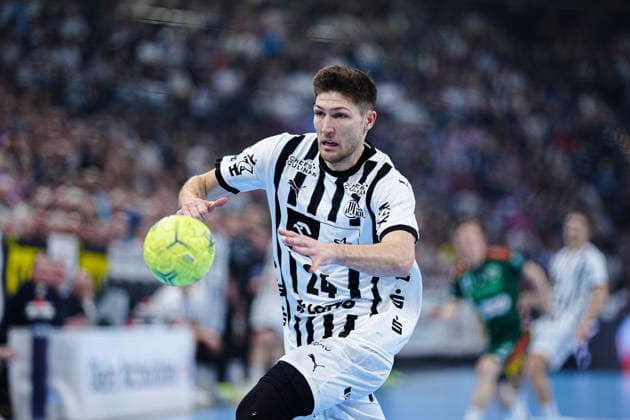 Lukas Zerbe (THW Kiel, 24) GER, THW Kiel vs. TSV Hannover-Burgdorf, Handball, 1. Bundesliga, Spieltag 18, Saison 2025 2026, 20.12.2025 GER, THW Kiel vs. TSV Hannover-Burgdorf, Handball, 1. Bundesliga, Spieltag 18, Saison 2025 2026, 20.12.2025 Kiel Copyright: xEibner-Pressefoto MarcelxvonxFehrnx EP_MFN