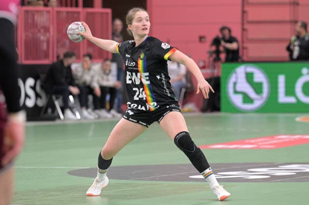 Laurentia Wolff (VfL Oldenburg, 24) TusSies Metzingen vs. VfL Oldenburg, Handball, Alsco HBF, 11.Ligaspieltag, Saison 2025 2026, 21.12.2025 TusSies Metzingen vs. VfL Oldenburg, Handball, Alsco HBF, 11.Ligaspieltag, Saison 2025 2026, 21.12.2025 Tuebingen Copyright: xEibner-Pressefoto TobiasxBaurx EP_TBR