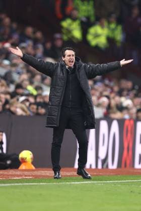 Unai Emery Manager of Aston Villa Aston Villa v Manchester United, ManU Premier League, Football, Villa Park, Birmingham, UK - 21 Dec 2025Birmingham Villa Park United Kingdom EDITORIAL USE ONLY No use with unauthorised audio, video, data, fixture lists, club league logos or live services. Online in-match use limited to 120 images, no video emulation. No use in betting, games or single club league player publications. Copyright: xRyanxBrowne Shutterstockx 16151365bz