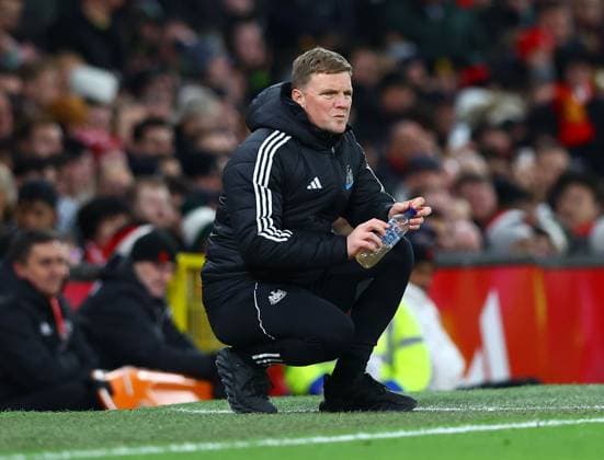 Newcastle United manager Eddie Howe Manchester United, ManU v Newcastle United, Premier League, Football, Old Trafford, Manchester, UK - 26 Dec 2025Manchester Old Trafford United Kingdom EDITORIAL USE ONLY No use with unauthorised audio, video, data, fixture lists, club league logos or live services. Online in-match use limited to 120 images, no video emulation. No use in betting, games or single club league player publications. Copyright: xMattxWest Shutterstockx 16191667s