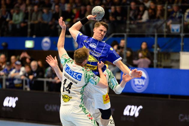 Oskar Joelsson (ThSV Eisenach, 3), Omar Ingi, Magnusson (Rueckraum Rechts, SC Magdeburg, 14), Magnus, Saugstrup (Kreislaeufer, SC Magdeburg, 23) GER, ThSV Eisenach gegen SC Magdeburg, Handball, Bundesliga, 19.Spieltag, Saison 2025 2026, 27.12.2025 GER, ThSV Eisenach gegen SC Magdeburg, Handball, Bundesliga, 19.Spieltag, Saison 2025 2026, 27.12.2025 Eisenach Copyright: xEibner-Pressefoto MartinxHerbstx EP_MHT
