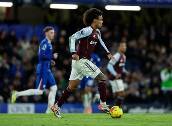 Boubacar Kamara of Aston Villa Chelsea v Aston Villa, Football, Premier League, Stamford Bridge Stadium, London, UK - 27 12 2025 EDITORIAL USE ONLY No use with unauthorised audio, video, data, fixture lists (outside the EU), club league logos or live services. Online in-match use limited to 45 images (+15 in extra time). No use to emulate moving images. No use in betting, games or Copyright: xMattxImpey Shutterstockx 16214381by