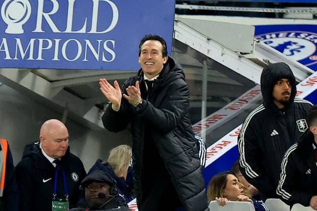 Aston Villa manager Unai Emery Chelsea v Aston Villa, Premier League, Football, Stamford Bridge, London, UK - 27 Dec 2025London Stamford Bridge United Kingdom EDITORIAL USE ONLY No use with unauthorised audio, video, data, fixture lists, club league logos or live services. Online in-match use limited to 120 images, no video emulation. No use in betting, games or single club league player publications. Copyright: xGeorgexTewkesbury Shutterstockx 16213165di