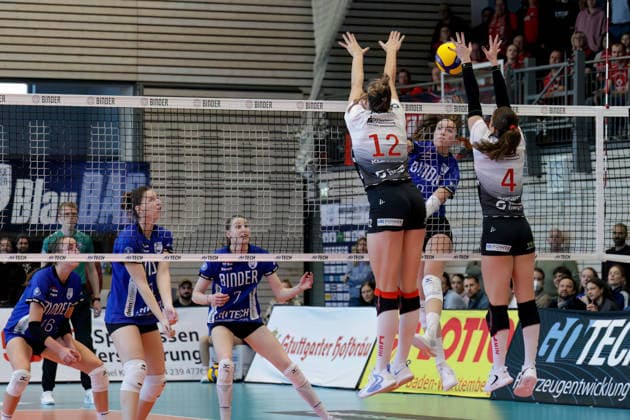 1. Volleyball-Bundesliga Frauen, Saison 2025-2026, 11.Spieltag, Binder Blaubären TSV Flacht vs. Dresdner SC, Flacht, 28.12.2025 1. Volleyball-Bundesliga Frauen, Saison 2025-2026, 11.Spieltag, Binder Blaubären TSV Flacht vs. Dresdner SC, Flacht, 28.12.2025