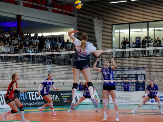 1. Volleyball-Bundesliga Frauen, Saison 2025-2026, 11.Spieltag, Binder Blaubären TSV Flacht vs. Dresdner SC, Flacht, 28.12.2025 1. Volleyball-Bundesliga Frauen, Saison 2025-2026, 11.Spieltag, Binder Blaubären TSV Flacht vs. Dresdner SC, Flacht, 28.12.2025