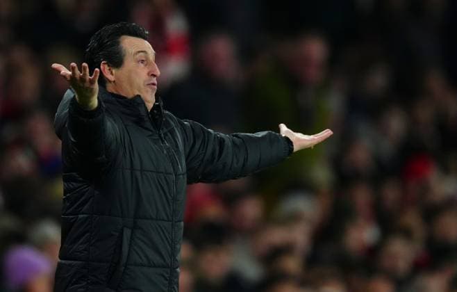 Aston Villa Manager Unai Emery Arsenal v Aston Villa, Premier League, Football, Emirates Stadium, London, UK - 30 Dec 2025London Emirates Stadium United Kingdom EDITORIAL USE ONLY No use with unauthorised audio, video, data, fixture lists, club league logos or live services. Online in-match use limited to 120 images, no video emulation. No use in betting, games or single club league player publications. Copyright: xJavierxGarcia Shutterstockx 16216222he