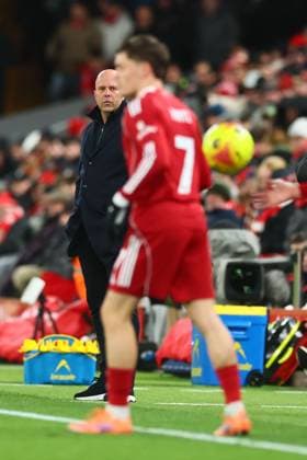 Liverpool manager Arne Slot and Florian Wirtz Liverpool v Leeds United, Premier League, Football, Anfield, Liverpool, UK - 01 Jan 2026Liverpool Anfield United Kingdom EDITORIAL USE ONLY No use with unauthorised audio, video, data, fixture lists, club league logos or live services. Online in-match use limited to 120 images, no video emulation. No use in betting, games or single club league player publications. Copyright: xPaulxCurrie Shutterstockx 16216359am