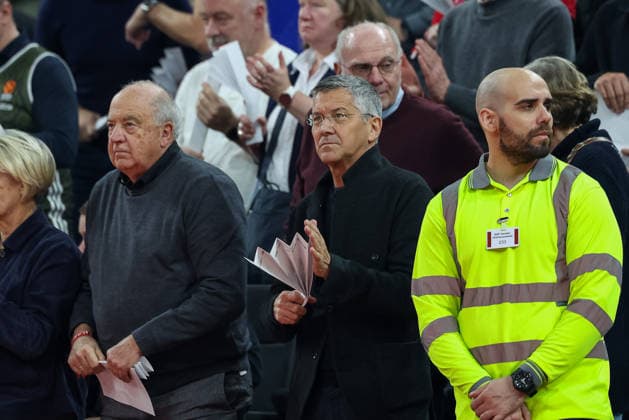 Herbert Hainer (FC Bayern Muenchen, Praesident), GER, FC Bayern Basketball vs. Maccabi Rapyd Tel Aviv, Basketball, Euroleague, 19. Spieltag, Saison 2025 2026, 02.01.2026, GER, FC Bayern Basketball vs. Maccabi Rapyd Tel Aviv, Basketball, Euroleague, 19. Spieltag, Saison 2025 2026, 02.01.2026 Muenchen Copyright: xEibner-Pressefoto JennixMaulx EP_JML