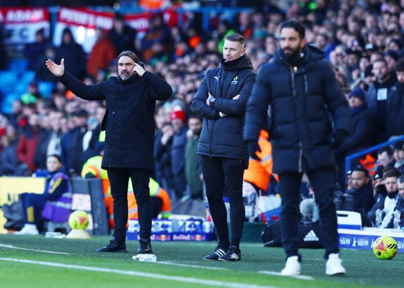 Leeds United manager Daniel Farke reacts Leeds United v Manchester United, ManU Premier League, Football, Elland Road, Leeds, UK - 04 Jan 2026Leeds Elland Road United Kingdom EDITORIAL USE ONLY No use with unauthorised audio, video, data, fixture lists, club league logos or live services. Online in-match use limited to 120 images, no video emulation. No use in betting, games or single club league player publications. Copyright: xMattxWest Shutterstockx 16220514v