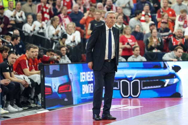 Svetislav Pesic (FC Bayern Basketball, Chef-Trainer), GER, FC Bayern Basketball vs. Kosner Baskonia Vitoria-Gasteiz, Basketball, Euroleague, 20. Spieltag, Saison 2025 2026, 07.01.2026, GER, FC Bayern Basketball vs. Kosner Baskonia Vitoria-Gasteiz, Basketball, Euroleague, 20. Spieltag, Saison 2025 2026, 07.01.2026 Muenchen Copyright: xEibner-Pressefoto JennixMaulx EP_JML