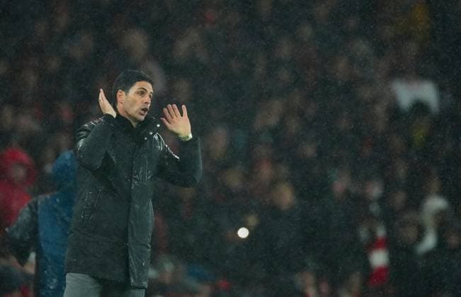 Arsenal Manager Mikel Arteta Arsenal v Liverpool, Premier League, Football, Emirates Stadium, London, UK - 08 Jan 2026London Emirates Stadium United Kingdom EDITORIAL USE ONLY No use with unauthorised audio, video, data, fixture lists, club league logos or live services. Online in-match use limited to 120 images, no video emulation. No use in betting, games or single club league player publications. Copyright: xJavierxGarcia Shutterstockx 16232941dg