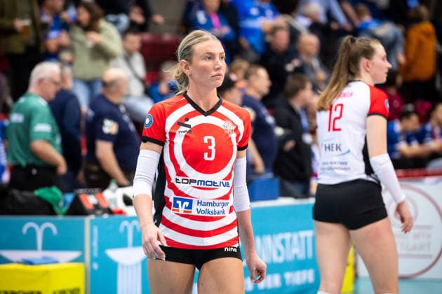 Lina Koester (ETV Hamburger Volksbank Volleys, 03) GER, Allianz MTV Stuttgart - ETV Hamburger Volksbank Volleys, Volleyball Bundesliga, VBL, Spielzeit 2025 2026, 11.01.2026 GER, Allianz MTV Stuttgart - ETV Hamburger Volksbank Volleys, Volleyball Bundesliga, VBL, Spielzeit 2025 2026, 11.01.2026 Stuttgart Copyright: xSandyxDinkelackerx EP_SDR