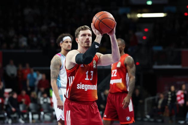 Andreas Obst (FC Bayern Basketball, 13), GER, FC Bayern Basketball vs. Telekom Baskets Bonn, Basketball, easycredit Basketball Bundesliga, 15. Spieltag, Saison 2025 2026, 11.01.2026, GER, FC Bayern Basketball vs. Telekom Baskets Bonn, Basketball, easycredit Basketball Bundesliga, 15. Spieltag, Saison 2025 2026, 11.01.2026 Muenchen Copyright: xEibner-Pressefoto JennixMaulx EP_JML