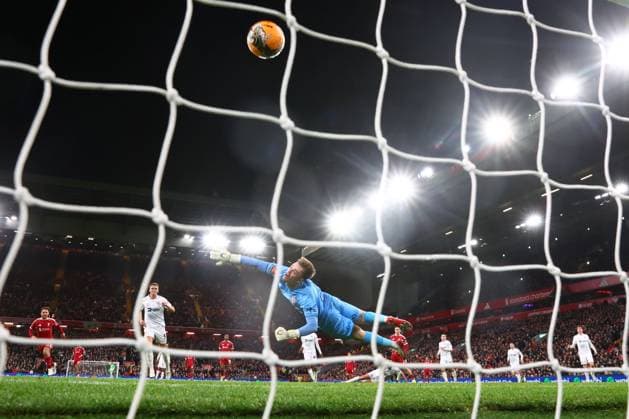 Florian Wirtz of Liverpool scores past Murphy Cooper of Barnsley to make it 3-1 Liverpool v Barnsley, Emirates FA Cup, Third Round, Football, Anfield, Liverpool, UK - 12 Jan 2026Liverpool Anfield United Kingdom EDITORIAL USE ONLY No use with unauthorised audio, video, data, fixture lists, club league logos or live services. Online in-match use limited to 120 images, no video emulation. No use in betting, games or single club league player publications. Copyright: xPaulxCurrie Shutterstockx 16246339ek
