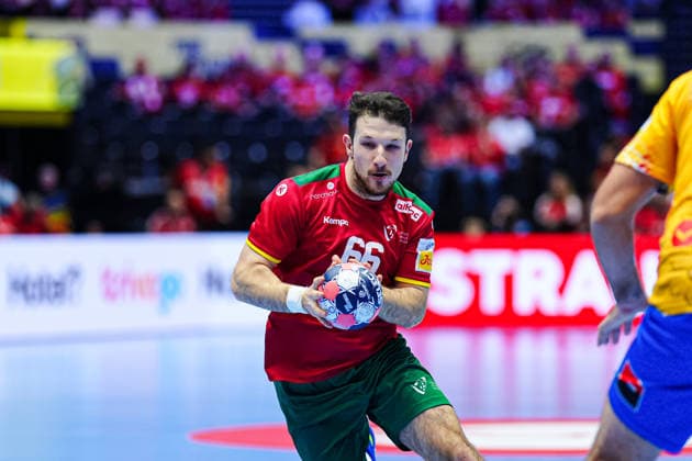 Joao Gomes (Portugal, 66) DEN, Portugal vs. Rumaenien, Handball, EHF Europameisterschaft 2026, Gruppe B, Spieltag 1, 16.01.2026 DEN, Portugal vs. Rumaenien, Handball, EHF Europameisterschaft 2026, Gruppe B, Spieltag 1, 16.01.2026 Herning Copyright: xEibner-Pressefoto MarcelxvonxFehrnx EP_MFN