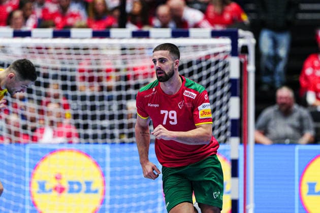 Martim Costa (Portugal, 79) DEN, Portugal vs. Rumaenien, Handball, EHF Europameisterschaft 2026, Gruppe B, Spieltag 1, 16.01.2026 DEN, Portugal vs. Rumaenien, Handball, EHF Europameisterschaft 2026, Gruppe B, Spieltag 1, 16.01.2026 Herning Copyright: xEibner-Pressefoto MarcelxvonxFehrnx EP_MFN