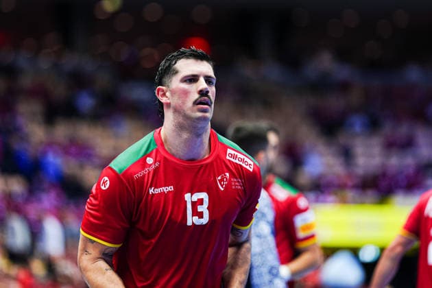 Salvador Salvador (Portugal, 13) DEN, Portugal vs. Rumaenien, Handball, EHF Europameisterschaft 2026, Gruppe B, Spieltag 1, 16.01.2026 DEN, Portugal vs. Rumaenien, Handball, EHF Europameisterschaft 2026, Gruppe B, Spieltag 1, 16.01.2026 Herning Copyright: xEibner-Pressefoto MarcelxvonxFehrnx EP_MFN