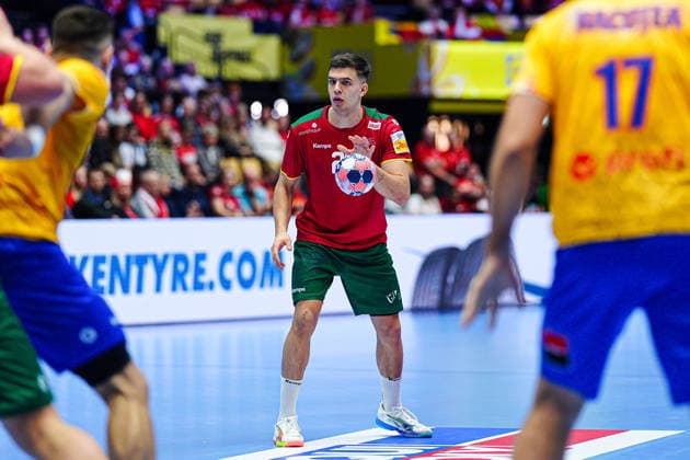 Francisco Costa (Portugal, 26) DEN, Portugal vs. Rumaenien, Handball, EHF Europameisterschaft 2026, Gruppe B, Spieltag 1, 16.01.2026 DEN, Portugal vs. Rumaenien, Handball, EHF Europameisterschaft 2026, Gruppe B, Spieltag 1, 16.01.2026 Herning Copyright: xEibner-Pressefoto MarcelxvonxFehrnx EP_MFN