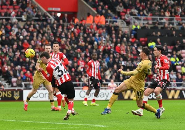 Yeremi Pino of Crystal Palace scores their first goal Sunderland v Crystal Palace, Premier League, Football, Stadium of Light, Sunderland, UK - 17 Jan 2026Sunderland Stadium of Light United Kingdom EDITORIAL USE ONLY No use with unauthorised audio, video, data, fixture lists, club league logos or live services. Online in-match use limited to 120 images, no video emulation. No use in betting, games or single club league player publications. Copyright: xRichardxLee Shutterstockx 16348128ar