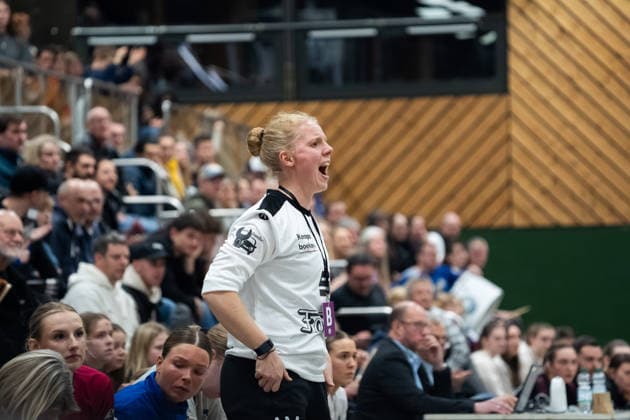 Assina Mueller (Bergischer HC 06, Cheftrainerin), TG Nuertingen vs. Bergischer HC 06, Handball, 2. Bundesliga Frauen, 14. Spieltag, Saison 2025 2026, 17.01.2026, TG Nuertingen vs. Bergischer HC 06, Handball, 2. Bundesliga Frauen, 14. Spieltag, Saison 2025 2026, 17.01.2026 Nuertingen Copyright: xEibner-Pressefoto MaxxVogelx EP_MVL