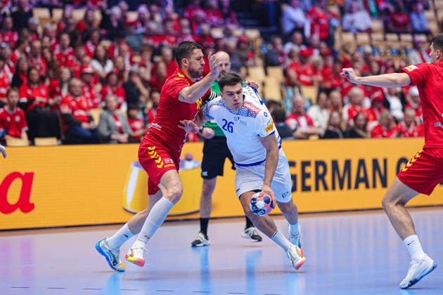 DEN, Nordmazedonien vs. Portugal, Handball, EHF Europameisterschaft 2026, Gruppe B, Spieltag 2, 18.01.2026 DEN, Nordmazedonien vs. Portugal, Handball, EHF Europameisterschaft 2026, Gruppe B, Spieltag 2, 18.01.2026 Herning Copyright: xEibner-Pressefoto MarcelxvonxFehrnx EP_MFN
