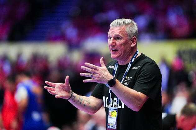 Nikolaj Jacobsen (Daenemark, Trainer) DEN, Rumaeinen vs. Daenemark, Handball, EHF Europameisterschaft 2026, Gruppe B, Spieltag 2, 18.01.2026 DEN, Rumaeinen vs. Daenemark, Handball, EHF Europameisterschaft 2026, Gruppe B, Spieltag 2, 18.01.2026 Herning Copyright: xEibner-Pressefoto MarcelxvonxFehrnx EP_MFN