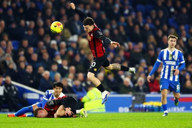 Alex Jimenez of AFC Bournemouth. Brighton and Hove Albion v AFC Bournemouth, Premier League, Football, American Express Community Stadium, Brighton, UK - 19 Jan 2026Brighton American Express Community Stadi United Kingdom EDITORIAL USE ONLY No use with unauthorised audio, video, data, fixture lists, club league logos or live services. Online in-match use limited to 120 images, no video emulation. No use in betting, games or single club league player publications. Copyright: xJamesxMarsh Shutterstockx 16348254ah
