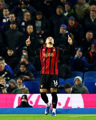 Marcus Tavernier of AFC Bournemouth celebrates scoring a goal after making the score 0-1. Brighton and Hove Albion v AFC Bournemouth, Premier League, Football, American Express Community Stadium, Brighton, UK - 19 Jan 2026Brighton American Express Community Stadi United Kingdom EDITORIAL USE ONLY No use with unauthorised audio, video, data, fixture lists, club league logos or live services. Online in-match use limited to 120 images, no video emulation. No use in betting, games or single club league player publications. Copyright: xJamesxMarsh Shutterstockx 16348254ai