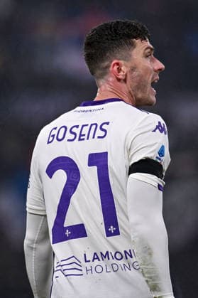 ACF Fiorentina s defender Robin Gosens during Bologna FC vs ACF Fiorentina, Italian soccer Serie A match in Bologna, Italy, January 18 2026 Copyright: xLisaxGuglielmi IPAxSportx xipa-agency.netx xx IPA_70320426 IPA_Agency_IPA70320426