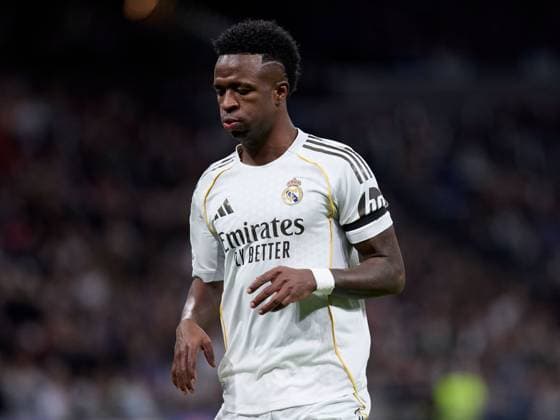 Vinicius Jr of Real Madrid CF Real Madrid v AS Monaco, UEFA Champions League, Group Stage, Football, Estadio Bernabeu, Madrid, Spain - 20 Jan 2026Madrid Estadio Bernabeu Spain EDITORIAL USE ONLY No use with unauthorised audio, video, data, fixture lists, club league logos or live services. Online in-match use limited to 120 images, no video emulation. No use in betting, games or single club league player publications. Copyright: xRubenxAlbarran Shutterstockx 16374322b