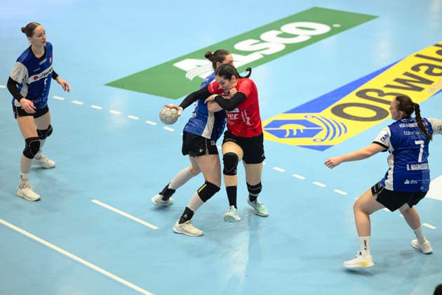 Kelly Rosa (Thueringer HC, 77), Andrea, Jacobsen (Rueckraum Links, HSG Blomberg-Lippe, 4), Diana Doegg, Magnusdottir (Rueckraum Rechts, HSG Blomberg-Lippe, 7) GER, Thueringen, Thueringer HC gegen HSG Blomberg-Lippe, Alsco Handball Bundesliga Frauen, 1. Handballbundesliga Frauen, Handball, 14.Spieltag, Saison 2025 2026, 21.01.2026 GER, Thueringen, Thueringer HC gegen HSG Blomberg-Lippe, Alsco Handball Bundesliga Frauen, 1. Handballbundesliga Frauen, Handball, 14.Spieltag, Saison 2025 2026, 21.01.2026 Bad Langensalza Copyright: xEibner-Pressefoto MartinxHerbstx EP_MHT