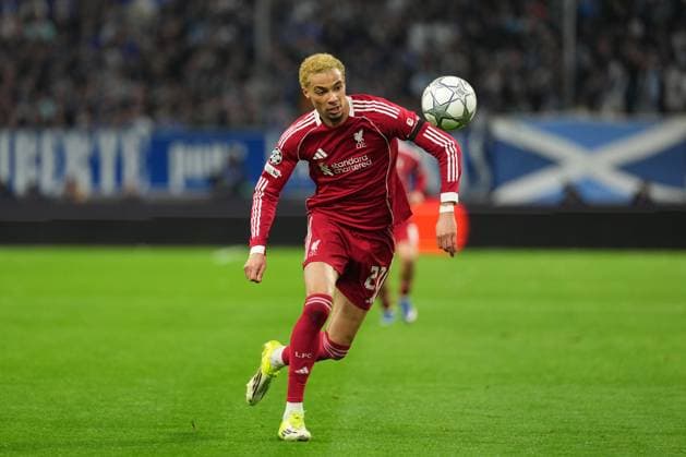 Hugo Ekitike of Liverpool Marseille v Liverpool, UEFA Champions League, Group Stage, Football, Orange Velodrome, Marseille, France - 21 Jan 2026Marseille Orange Vélodrome France EDITORIAL USE ONLY No use with unauthorised audio, video, data, fixture lists, club league logos or live services. Online in-match use limited to 120 images, no video emulation. No use in betting, games or single club league player publications. Copyright: xDavexWinter Shutterstockx 16348361ki