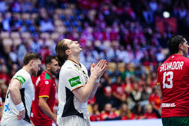 Juri Knorr (Deutschland, 15) DEN, Deutschland vs. Portugal, Handball, EHF Europameisterschaft 2026, Hauptrunde, Spieltag 1, 22.01.2026 DEN, Deutschland vs. Portugal, Handball, EHF Europameisterschaft 2026, Hauptrunde, Spieltag 1, 22.01.2026 Herning Copyright: xEibner-Pressefoto MarcelxvonxFehrnx EP_MFN