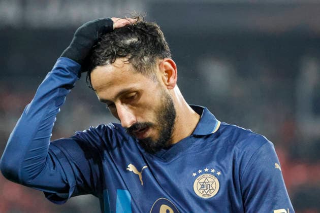 Sagiv Jehezkel (Maccabi Tel Aviv, 11) , Deutschland, Fussball, UEFA Europa League, 7. Spieltag, 2025 2026, SC Freiburg vs. Maccabi Tel Aviv, Europa-Park Stadion, Freiburg im Breisgau, 22.01.2026 Freiburg im Breisgau Europa-Park Stadion Deutschland Copyright: xGrantxHubbsx