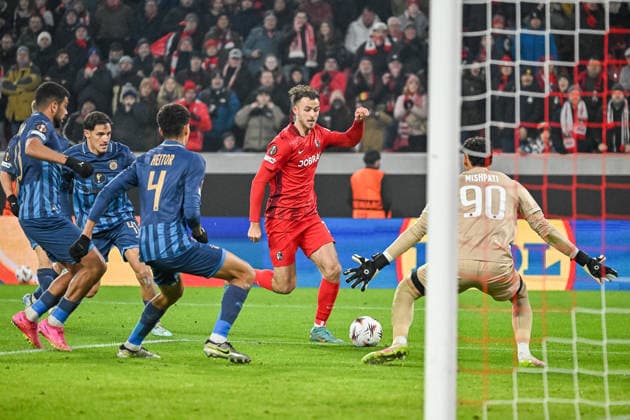 GER, SC Freiburg - Maccabi Tel Aviv, Fussball, Europa League, 7. Spieltag, Saison 2025 2026, 22.01.2026 GER, SC Freiburg - Maccabi Tel Aviv, Fussball, Europa League, 7. Spieltag, Saison 2025 2026, 22.01.2026 Freiburg Copyright: xEibner-Pressefoto ThomasxHessx EP_THS