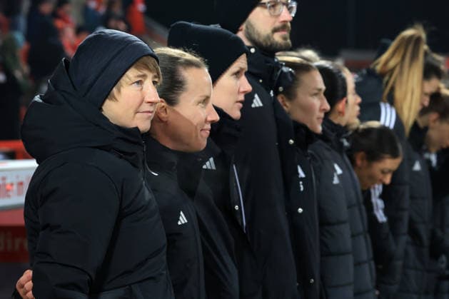 DEU, 2.BL, Frauen, 1.FC Union vs. Bayer Leverkusen, 23.01.2026, Stadion Alte Foersterei, Berlin, DEU, 2.BL, Frauen, 1.FC Union vs. Bayer Leverkusen, im Bild: Cheftrainerin Ailien Poese (1.FC Union Berlin) DFL - regulations prohibit any use of Photographs as image sequences and or quasi-video