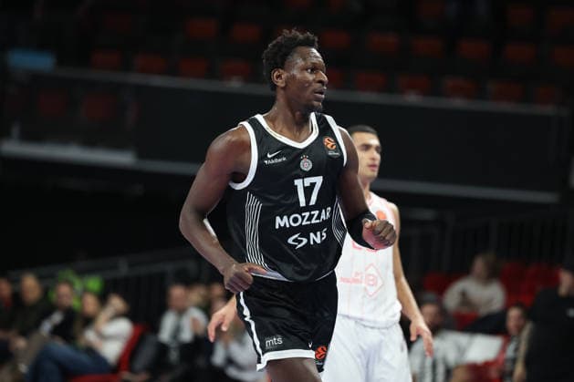 Isaac Bonga (Partizan Mozzart Bet Belgrad, 17), GER, Partizan Mozzart Bet Belgrad vs. Hapoel IBI Tel Aviv, Basketball, Euroleague, 24. Spieltag, Saison 2025 2026, 23.01.2026, 13.11.2025, GER, Partizan Mozzart Bet Belgrad vs. Hapoel IBI Tel Aviv, Basketball, Euroleague, 24. Spieltag, Saison 2025 2026, 23.01.2026 Muenchen Copyright: xEibner-Pressefoto JennixMaulx EP_JML