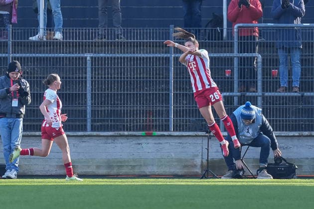 Martyna Wiankowska (1.FC Köln Frauen, 26) Torjubel, Emotionen, Jubel, Torerfolg, Abschluss, Treffer , Deutschland, Fussball, GooglePixel Frauen-Bundesliga, 15.Spieltag, 2025 2026, 1. FC Köln vs. SC Freiburg, 24.01.2026, Franz-Kremer-Stadion, Köln, Deutschland DFB REGULATIONS PROHIBIT ANY USE OF PHOTOGRAPHS AS IMAGE SEQUENCES AND OR QUASI-VIDEO. Köln Franz-Kremer-Stadion Nordrhein-Westfalen Deutschland Copyright: xArnexAmbergx
