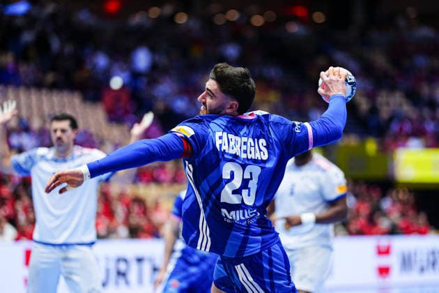 Ludovic Fabregas (Frankreich, 23) DEN, Frankreich vs. Portugal, Handball, EHF Europameisterschaft 2026, Hauptrunde, Spieltag 2, 24.01.2026 DEN, Frankreich vs. Portugal, Handball, EHF Europameisterschaft 2026, Hauptrunde, Spieltag 2, 24.01.2026 Herning Copyright: xEibner-Pressefoto MarcelxvonxFehrnx EP_MFN