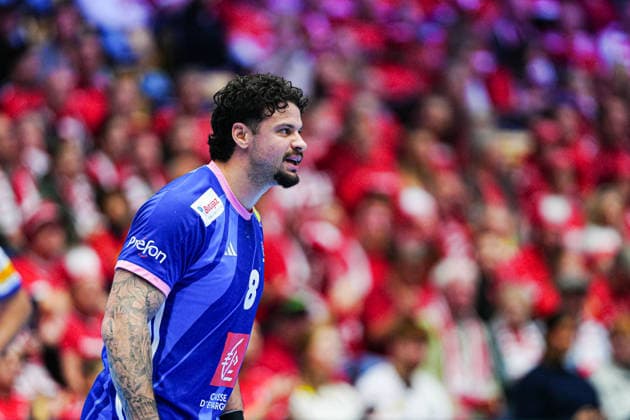 Elohim Prandi (Frankreich, 08) DEN, Frankreich vs. Portugal, Handball, EHF Europameisterschaft 2026, Hauptrunde, Spieltag 2, 24.01.2026 DEN, Frankreich vs. Portugal, Handball, EHF Europameisterschaft 2026, Hauptrunde, Spieltag 2, 24.01.2026 Herning Copyright: xEibner-Pressefoto MarcelxvonxFehrnx EP_MFN