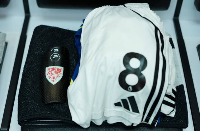 The shin pads of Harry Wilson of Fulham in the changing room Fulham v Brighton and Hove Albion, Premier League, Football, Craven Cottage, London, UK - 24 Jan 2026London Craven Cottage United Kingdom EDITORIAL USE ONLY No use with unauthorised audio, video, data, fixture lists, club league logos or live services. Online in-match use limited to 120 images, no video emulation. No use in betting, games or single club league player publications. Copyright: xJavierxGarcia Shutterstockx 16425974fn