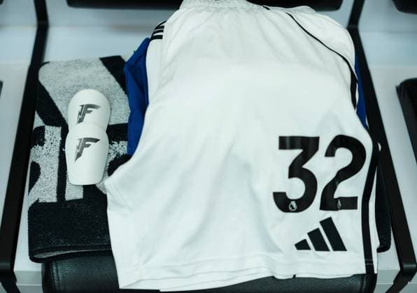 The shin pads of Emile Smith Rowe of Fulham in the changing room Fulham v Brighton and Hove Albion, Premier League, Football, Craven Cottage, London, UK - 24 Jan 2026London Craven Cottage United Kingdom EDITORIAL USE ONLY No use with unauthorised audio, video, data, fixture lists, club league logos or live services. Online in-match use limited to 120 images, no video emulation. No use in betting, games or single club league player publications. Copyright: xJavierxGarcia Shutterstockx 16425974fs