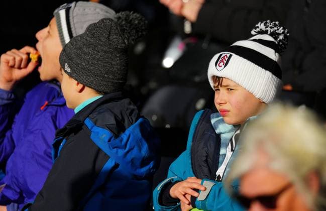 Fulham fans Fulham v Brighton and Hove Albion, Premier League, Football, Craven Cottage, London, UK - 24 Jan 2026London Craven Cottage United Kingdom EDITORIAL USE ONLY No use with unauthorised audio, video, data, fixture lists, club league logos or live services. Online in-match use limited to 120 images, no video emulation. No use in betting, games or single club league player publications. Copyright: xJavierxGarcia Shutterstockx 16425974hn